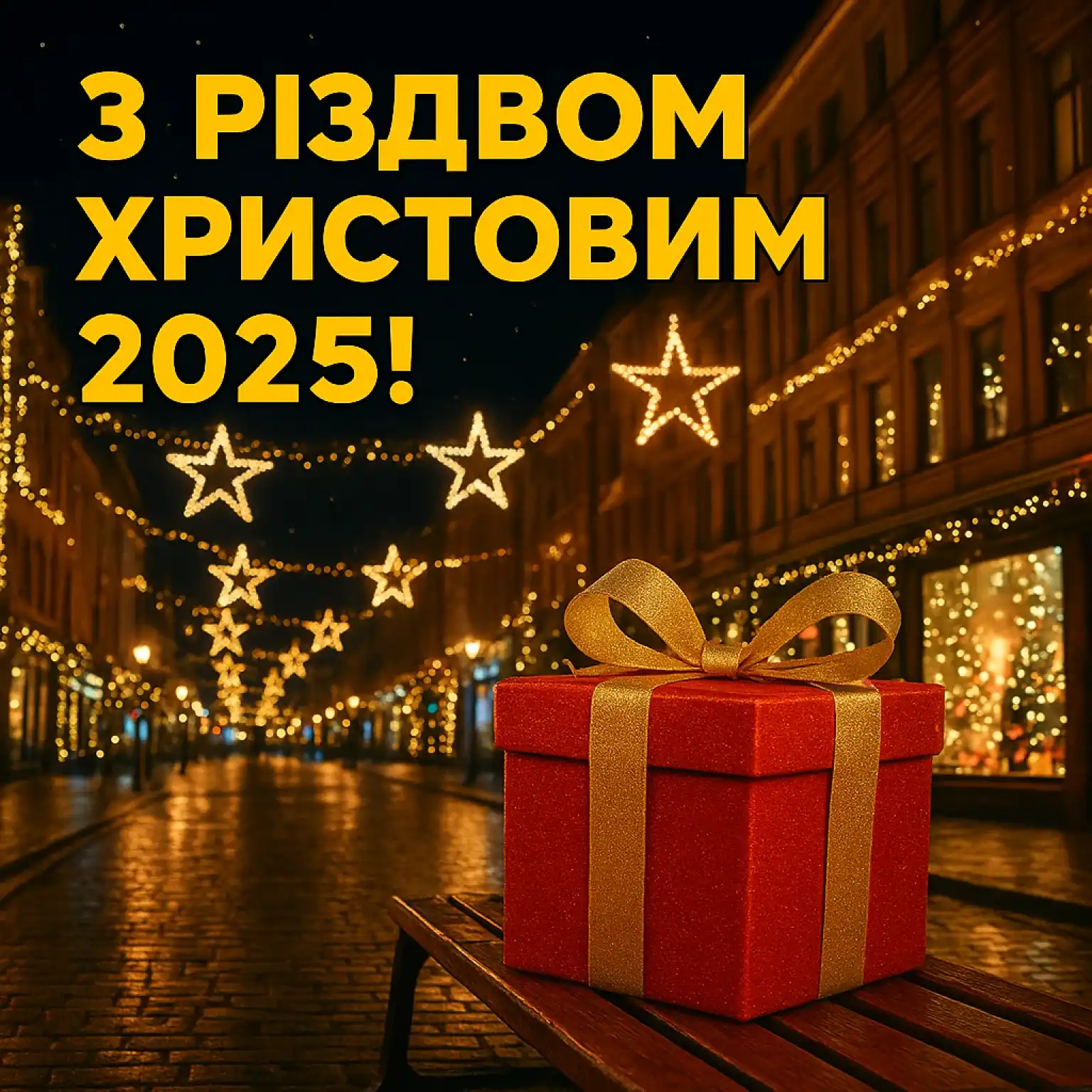 Привітання з різдвом 2025