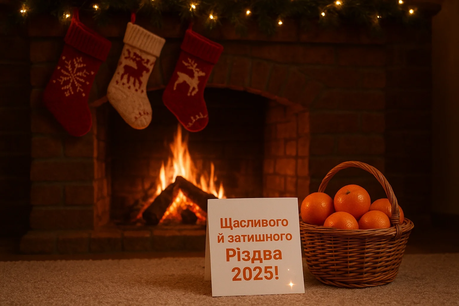 Привітання з різдвом 2025