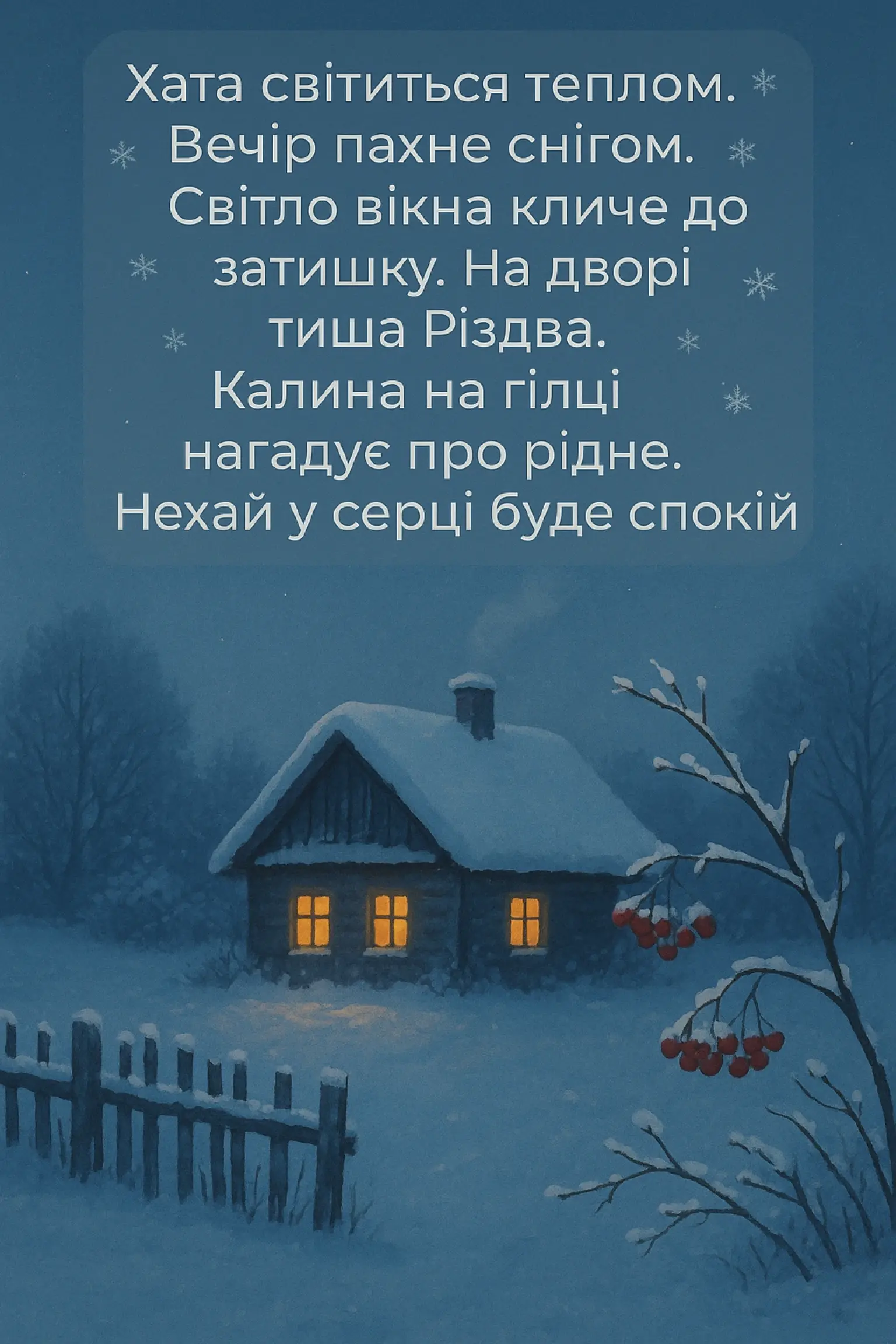 Привітання з різдвом 2025