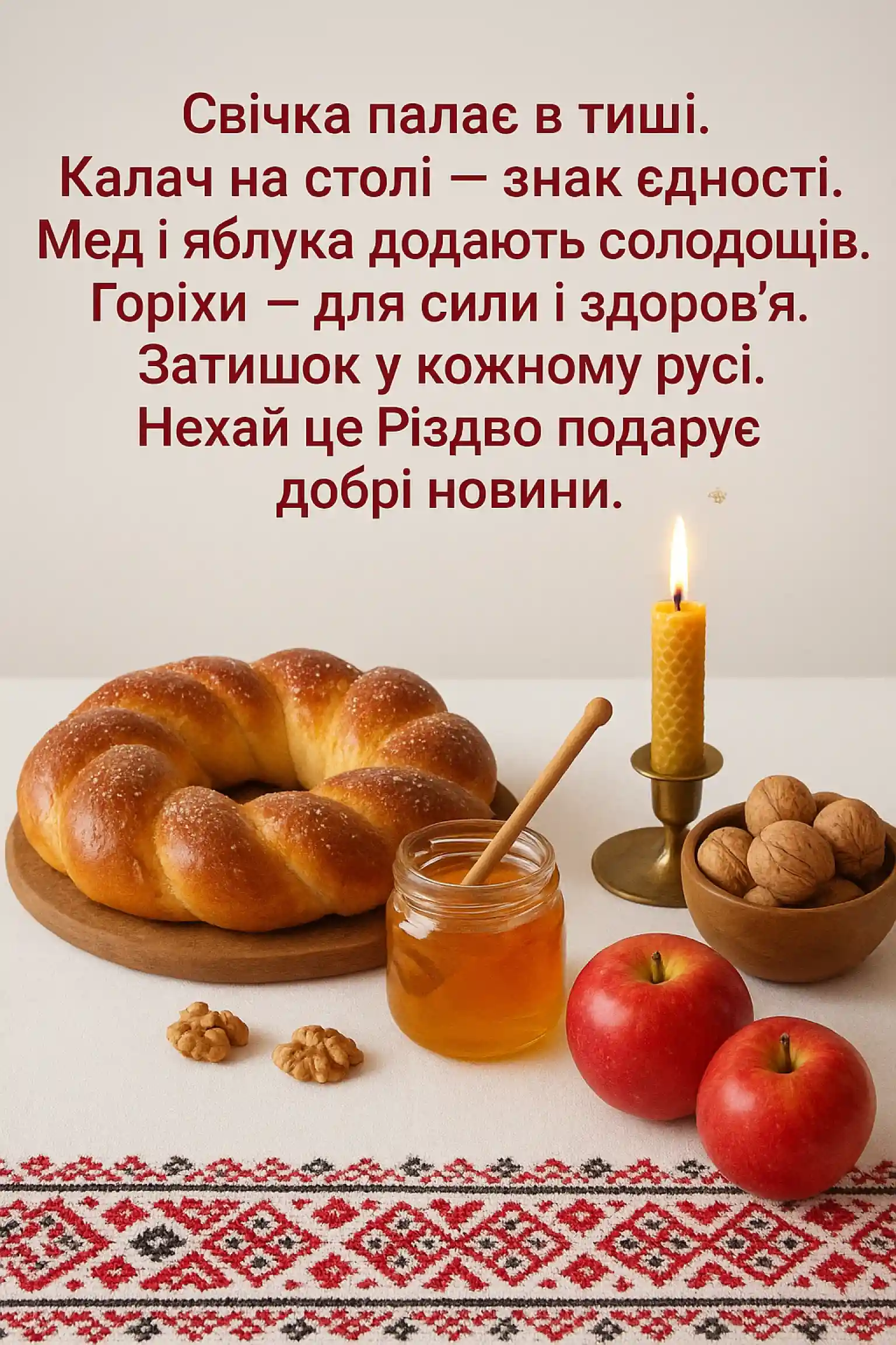 Привітання з різдвом 2025