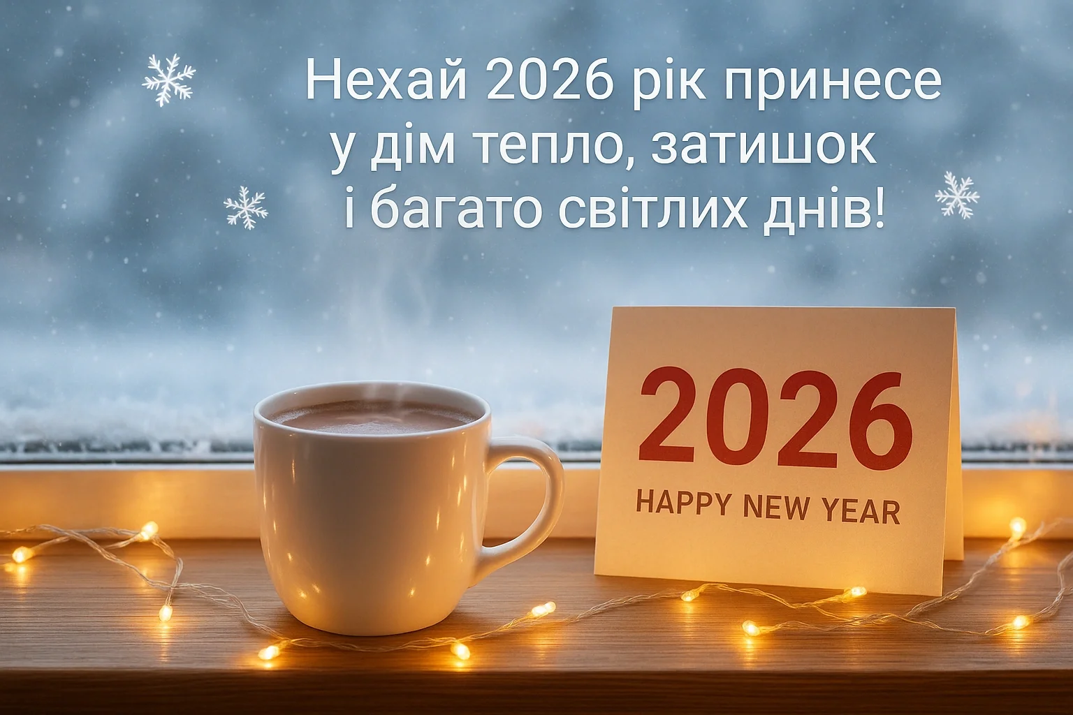 Привітання з прийдешнім новим роком 2026