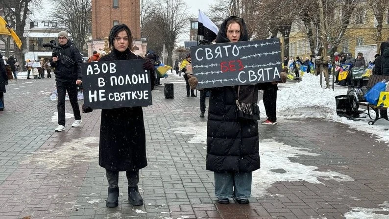 Акція у Вінниці: родини полонених закликають до свободи для захисників