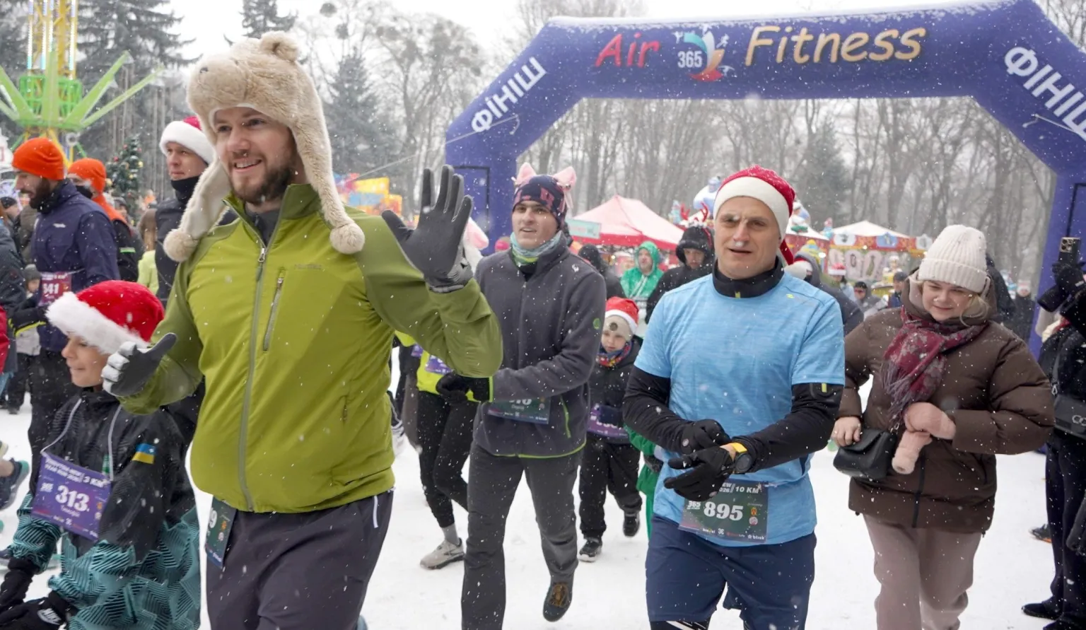Вінничани розпочали рік з активного старту: традиційний забіг Vinnytsia New Year Run 2026
