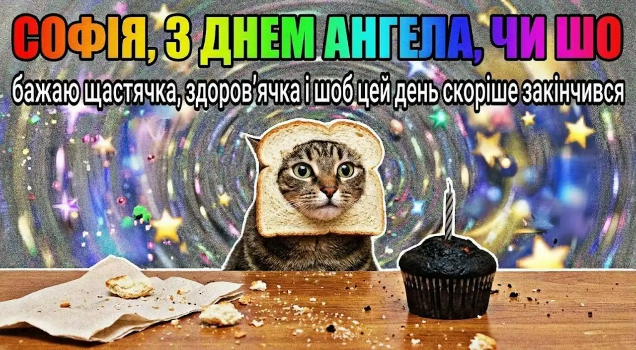 Привітання з днем ангела для Софії