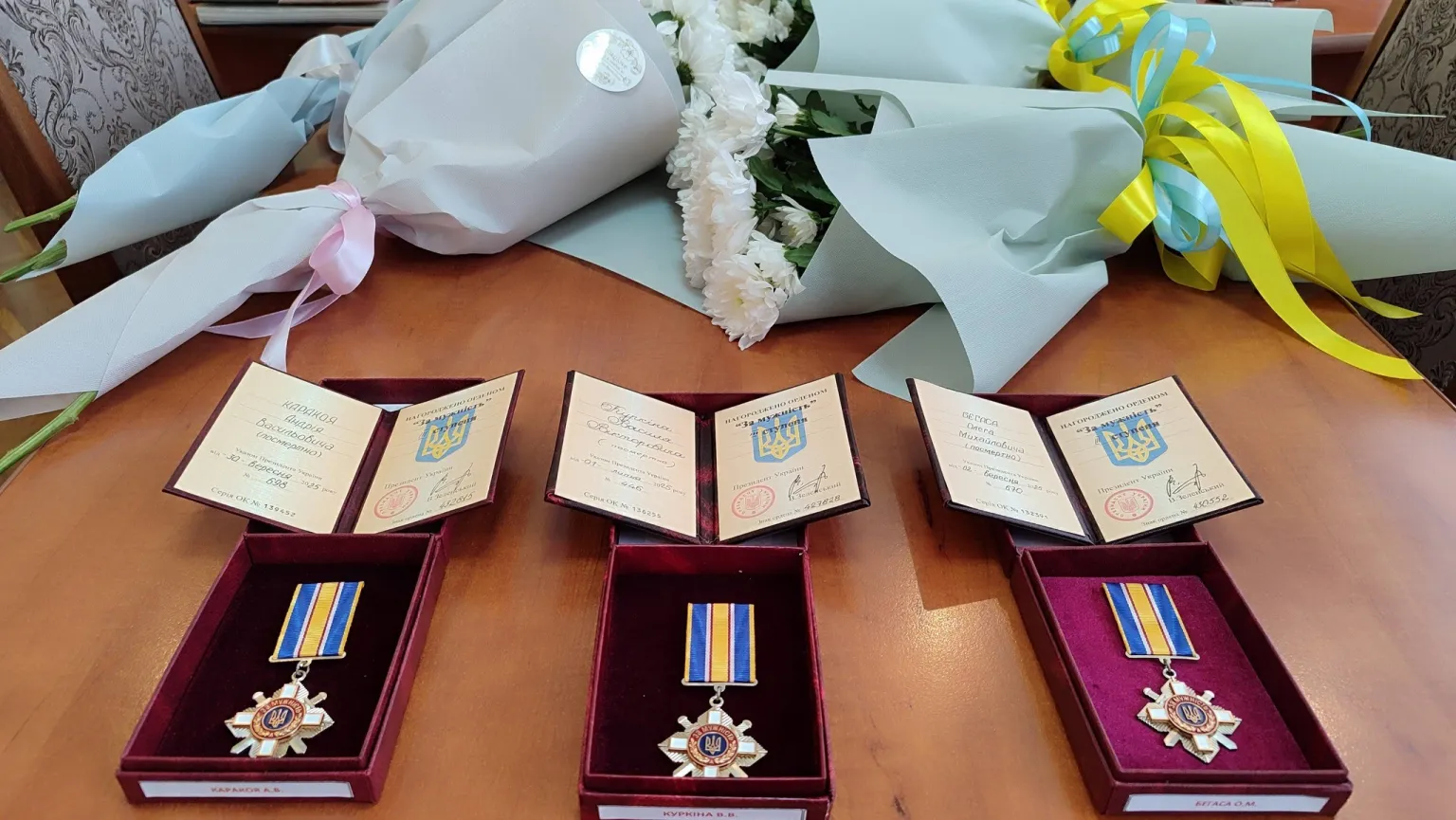 На Вінниччині родинам загиблих захисників вручили посмертні нагороди