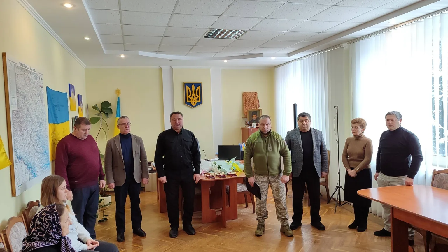 На Вінниччині родинам загиблих захисників вручили посмертні нагороди