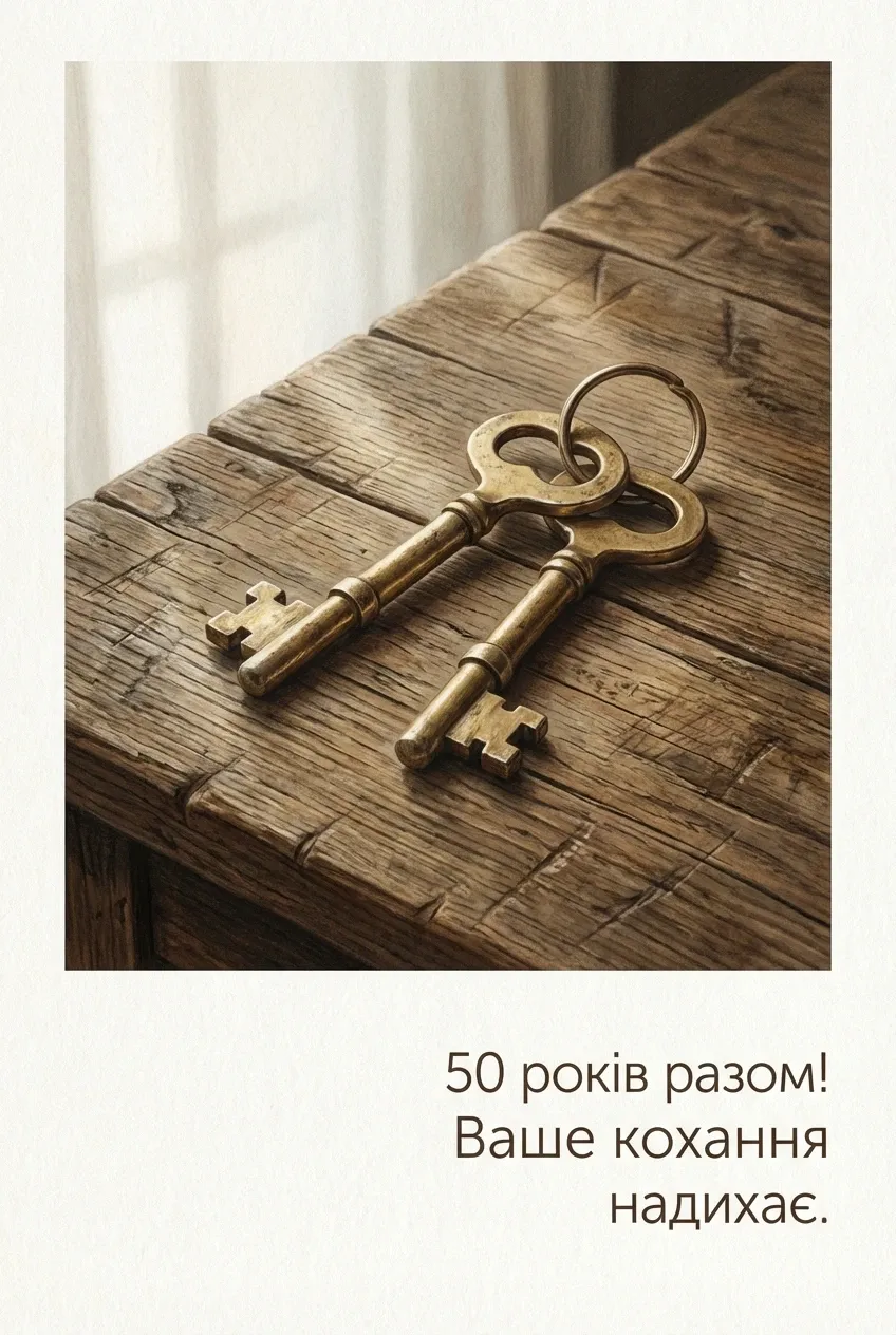 привітання на золоте весілля 50 років