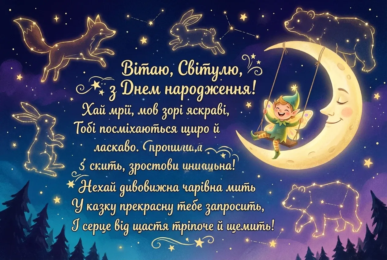 з днем народження світуля