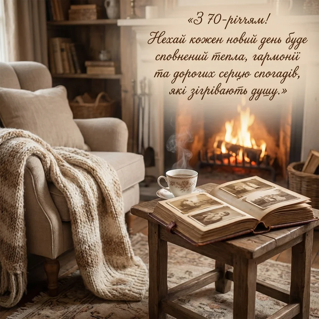 з ювілеєм 70 років