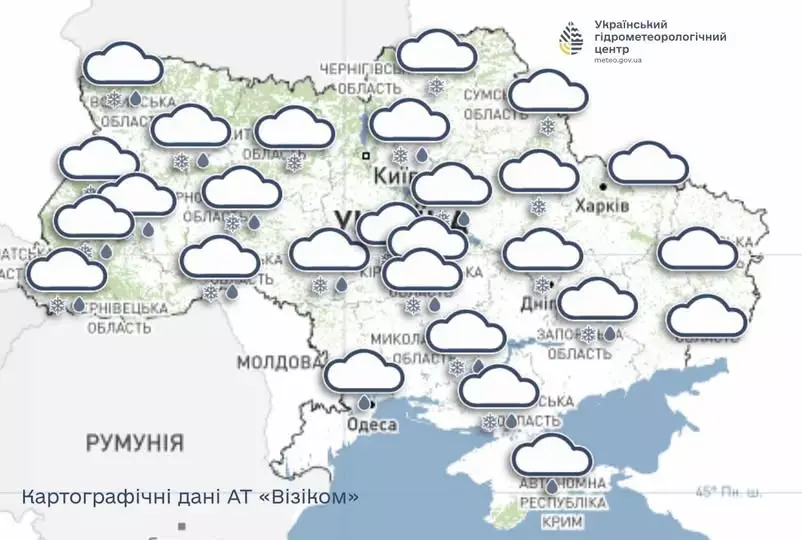 Підступна відлига: Вінниччина опинилася в полоні ожеледі та штормового вітру