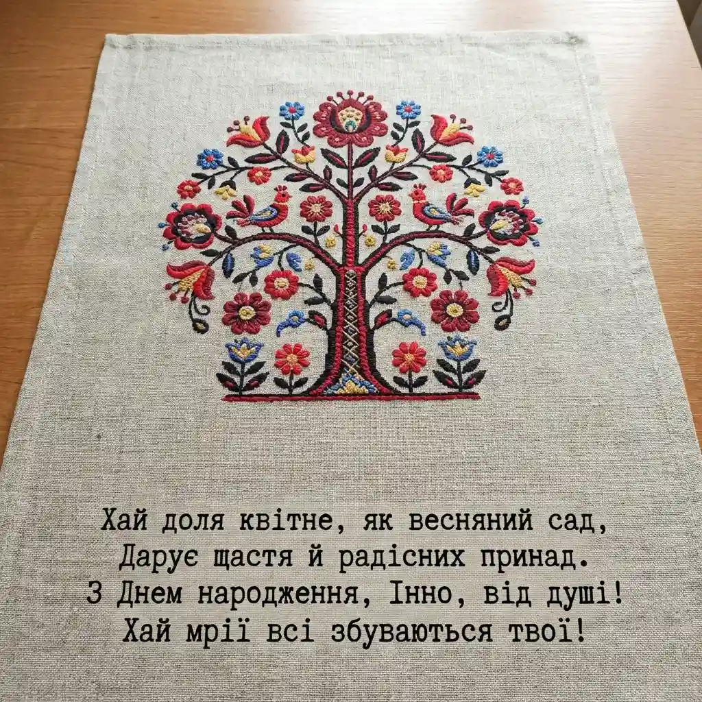 з днем народження інна українською