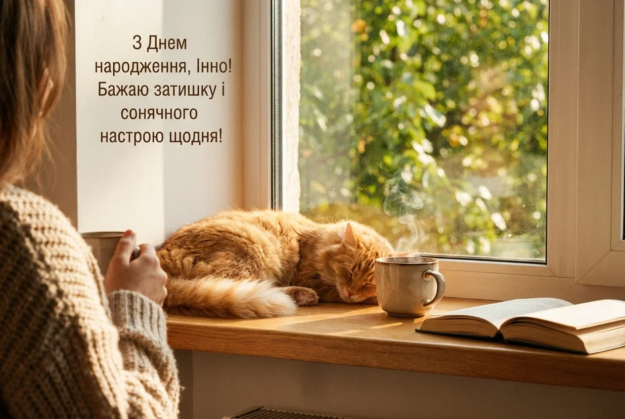 з днем народження інна українською