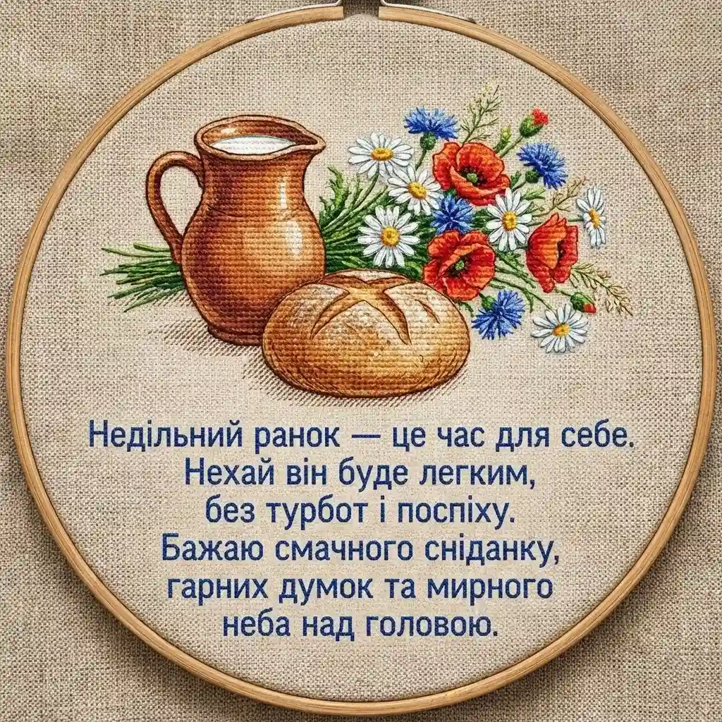Доброго недільного ранку: красиві картинки та теплі побажання для чудового вихідного