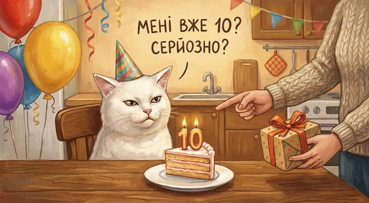 Привітання з днем народження на 10 років