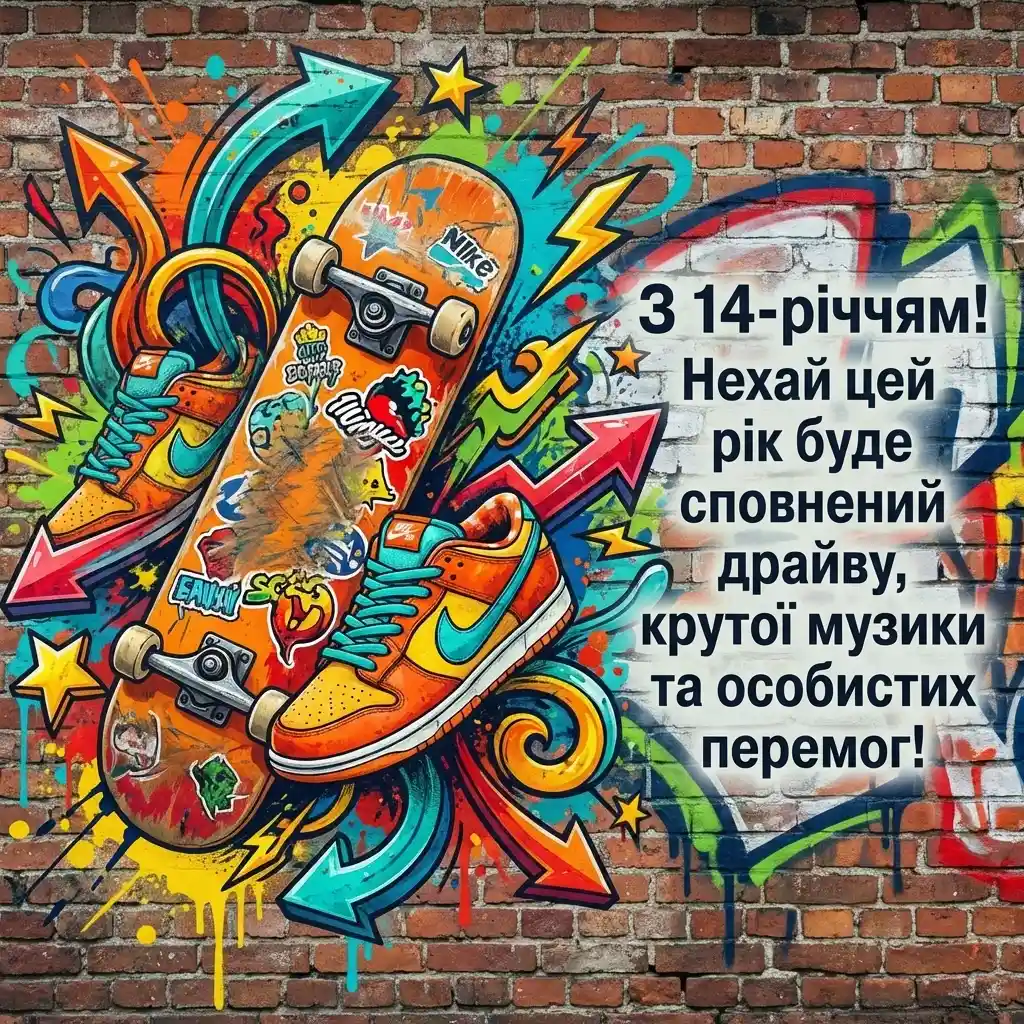 з днем народження 14 років хлопчику