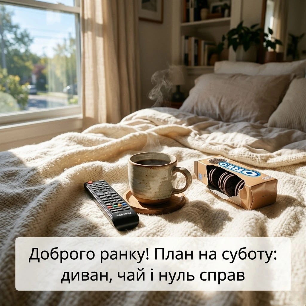 Доброго ранку суботи: прикольні картинки для гарного настрою та душевних вихідних