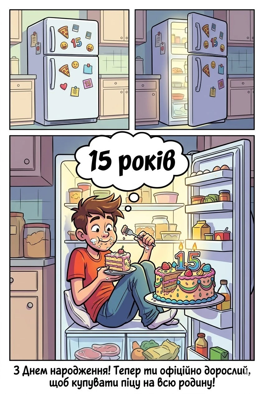 Щирі та зворушливі привітання з днем народження сину на 15 років