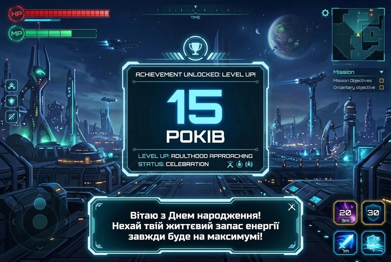Щирі та зворушливі привітання з днем народження сину на 15 років