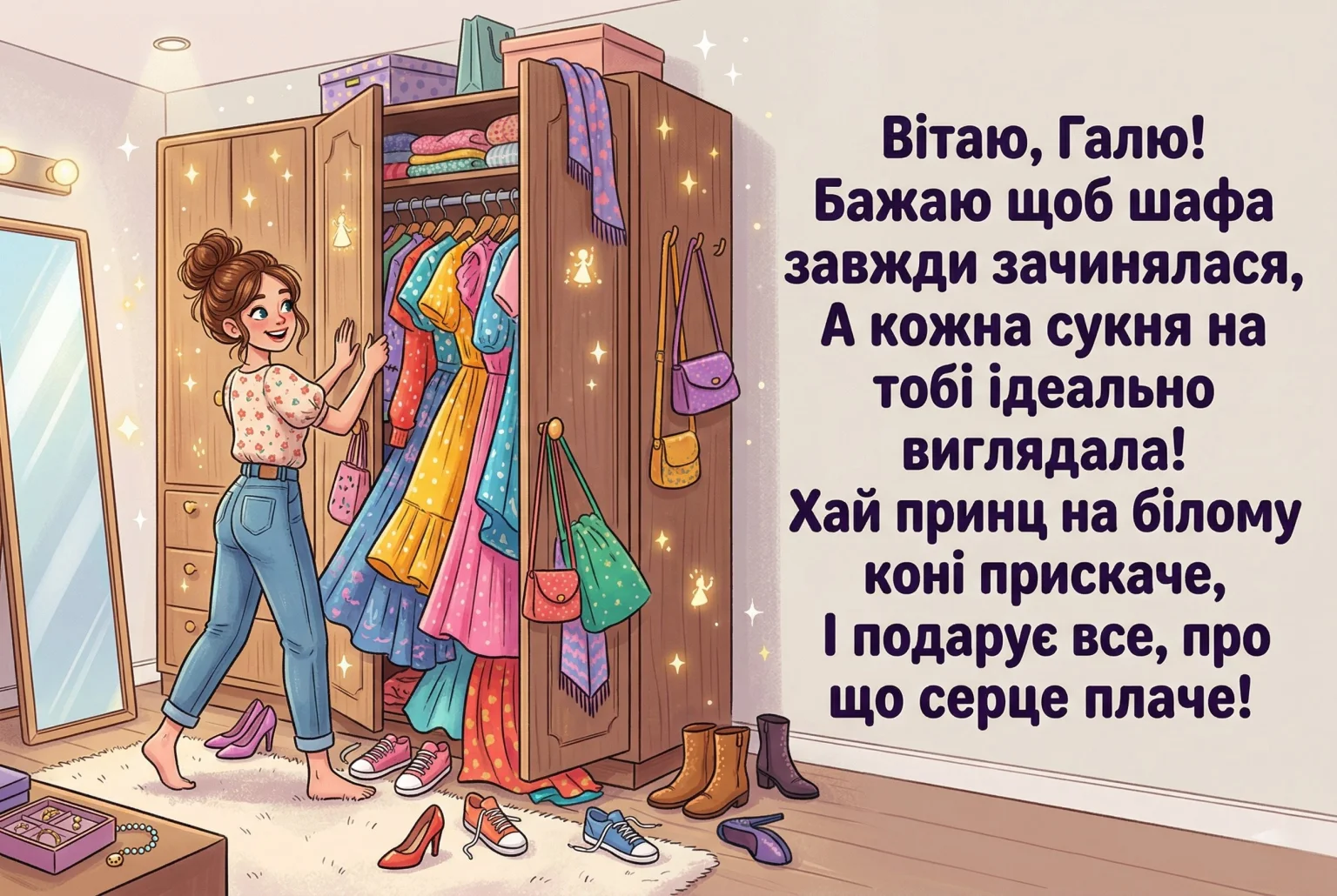 Привітання для Галини у віршах та своїми словами: від душі та серця