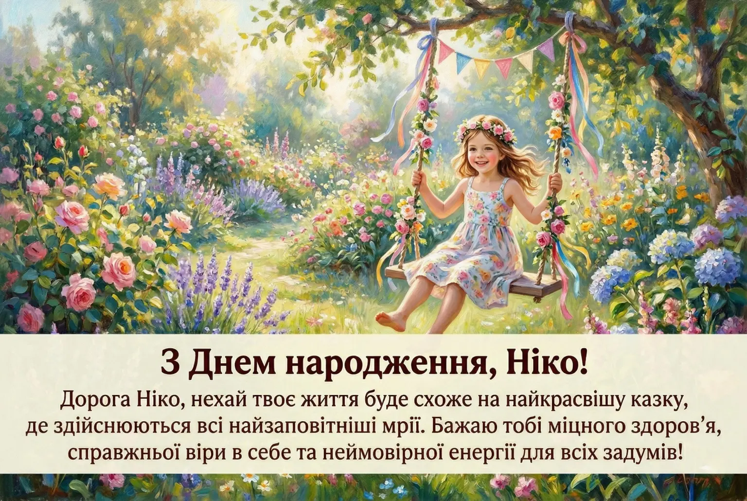 Найкращі привітання з днем народження для дівчинки Ніки у віршах та прозі