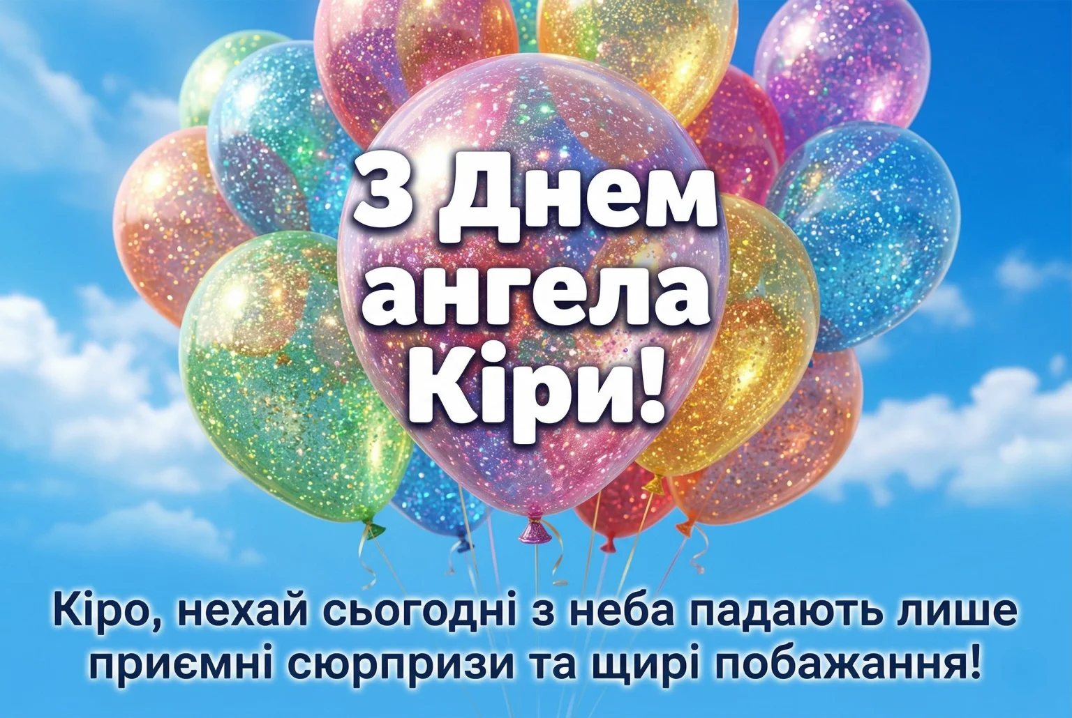 Щирі та оригінальні вітання для Кіри з днем її небесного покровителя