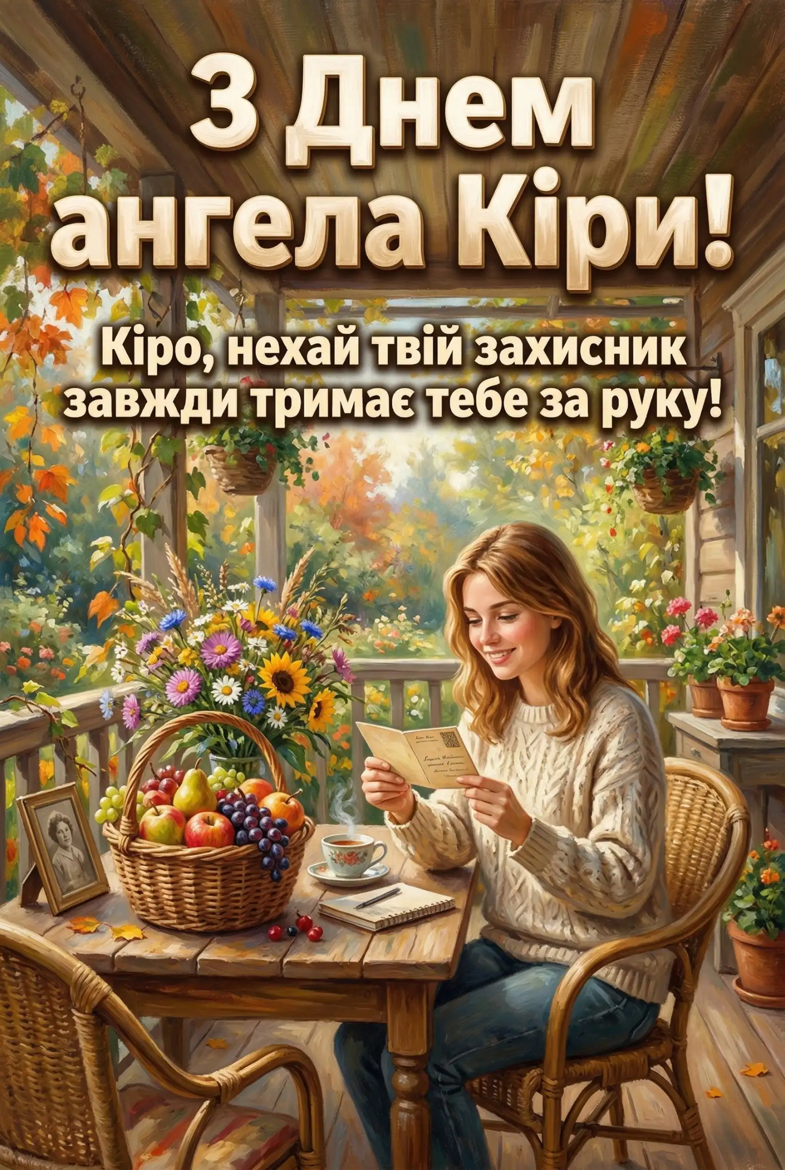 Щирі та оригінальні вітання для Кіри з днем її небесного покровителя