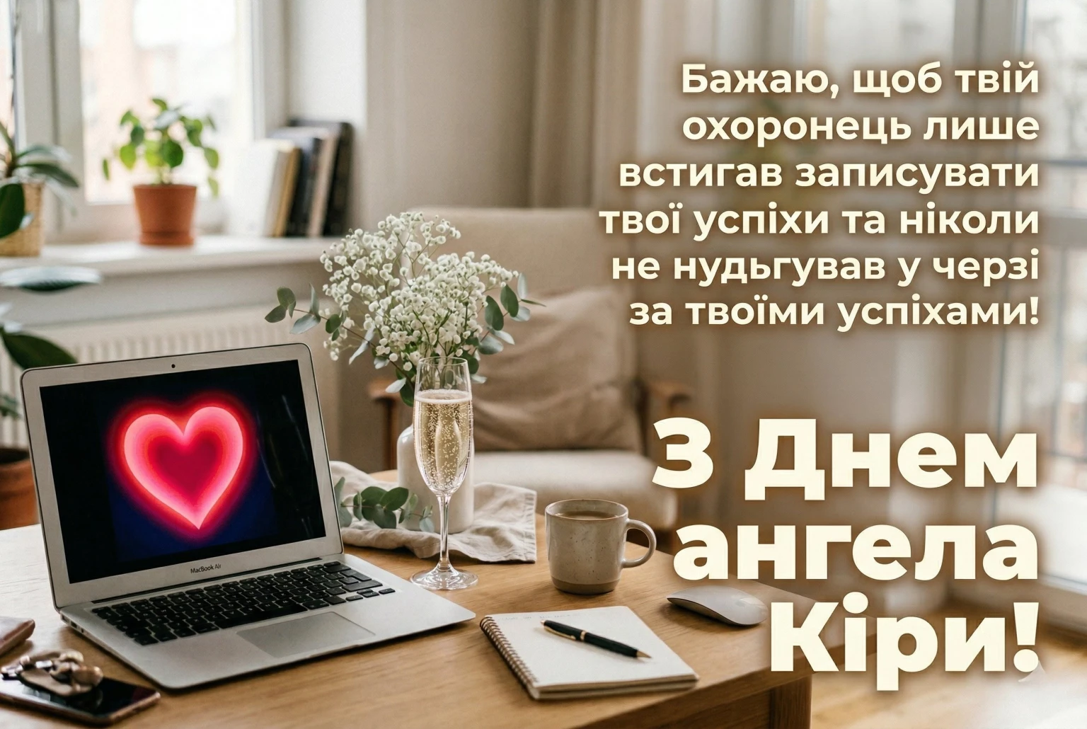 Щирі та оригінальні вітання для Кіри з днем її небесного покровителя