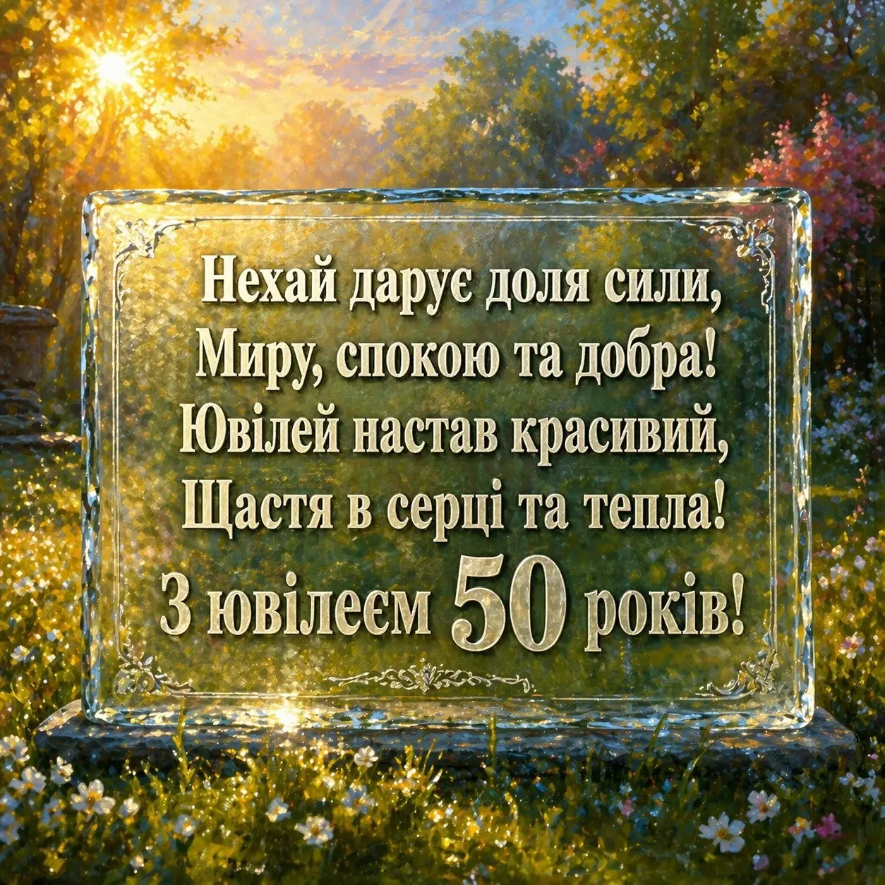 Золотий ювілей: щирі та зворушливі привітання з 50-річчям