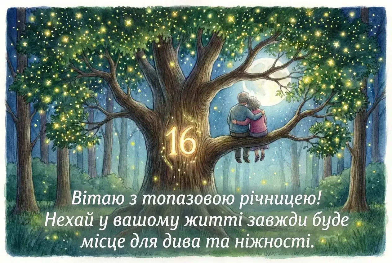 Найкрасивіші привітання з 16-річчям подружнього життя
