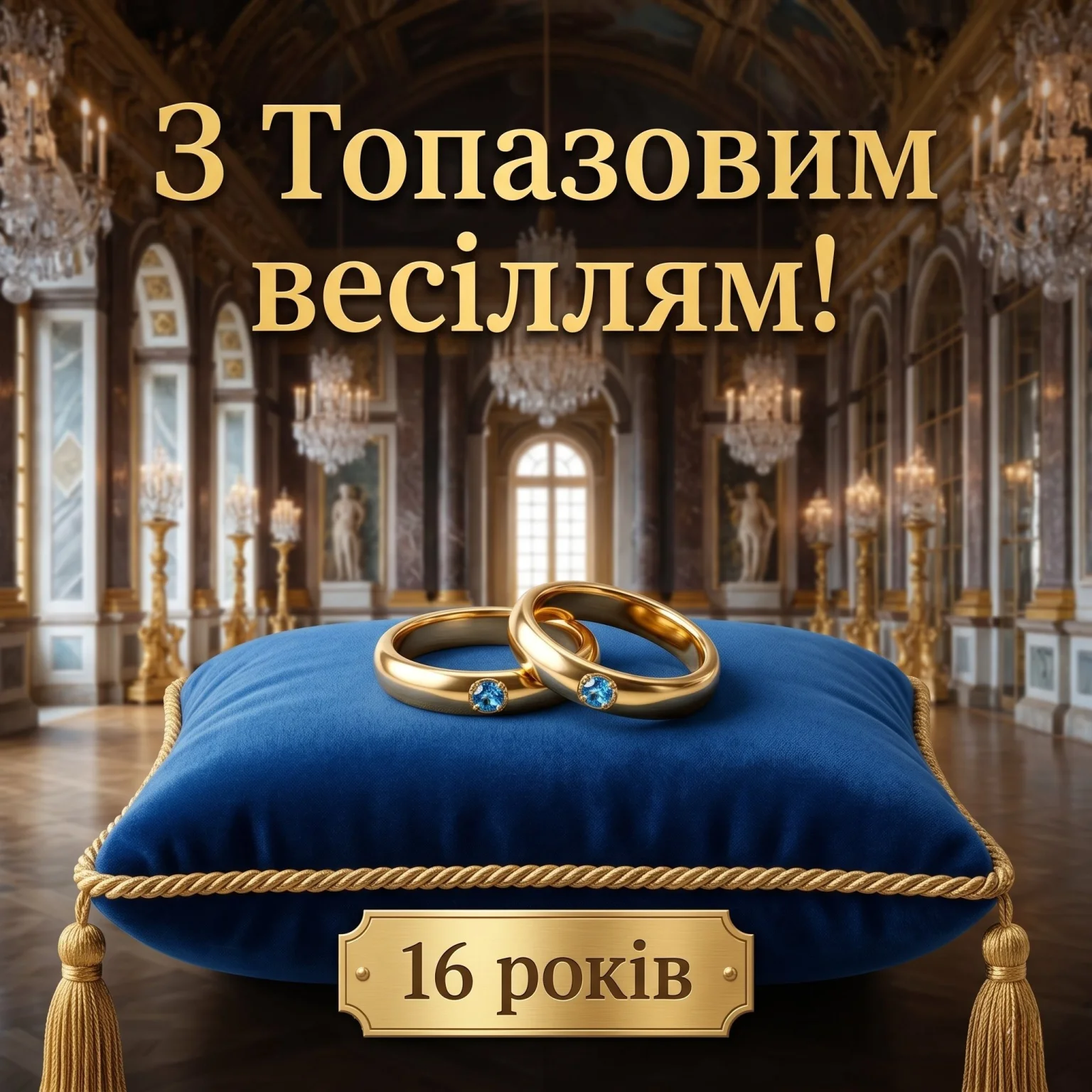 Найкрасивіші привітання з 16-річчям подружнього життя