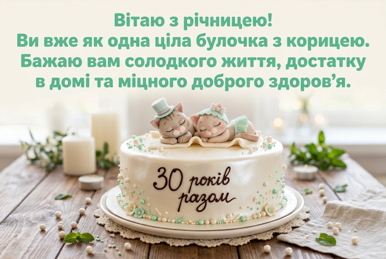 30 років разом: найкращі привітання та картинки з перлиновим весіллям