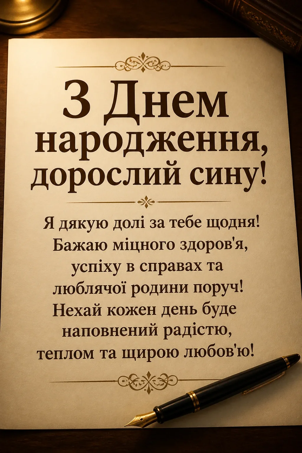 синові привітання з днем народження дорослого сина від мами в прозі синові привітання з днем народження дорослого сина від мами в прозі