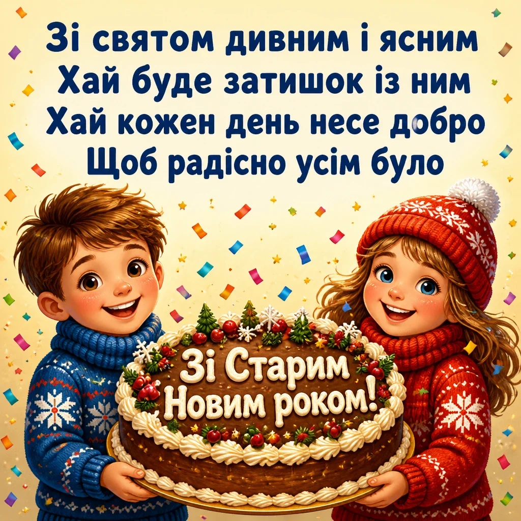 привітання зі старим новим роком привітання зі старим новим роком