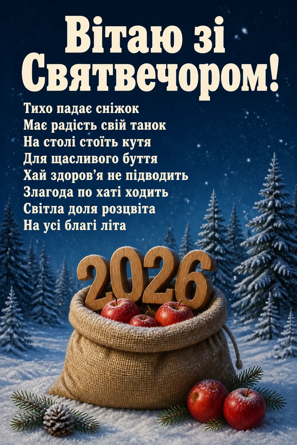 святвечір 2026 привітання святвечір 2026 привітання