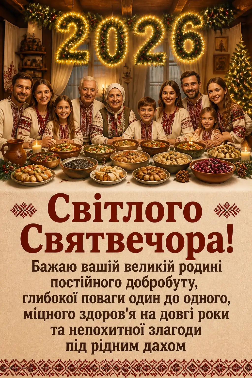 святвечір 2026 привітання святвечір 2026 привітання