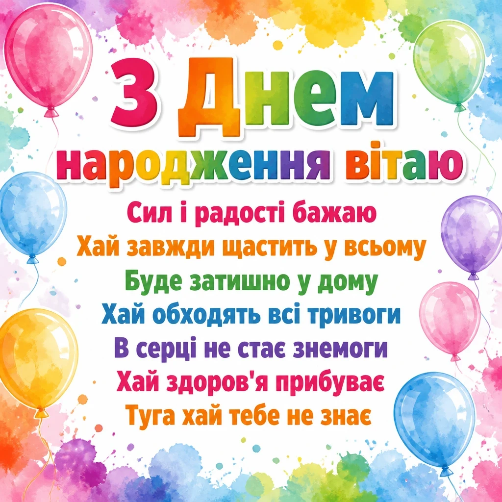 слова привітання з днем народження слова привітання з днем народження