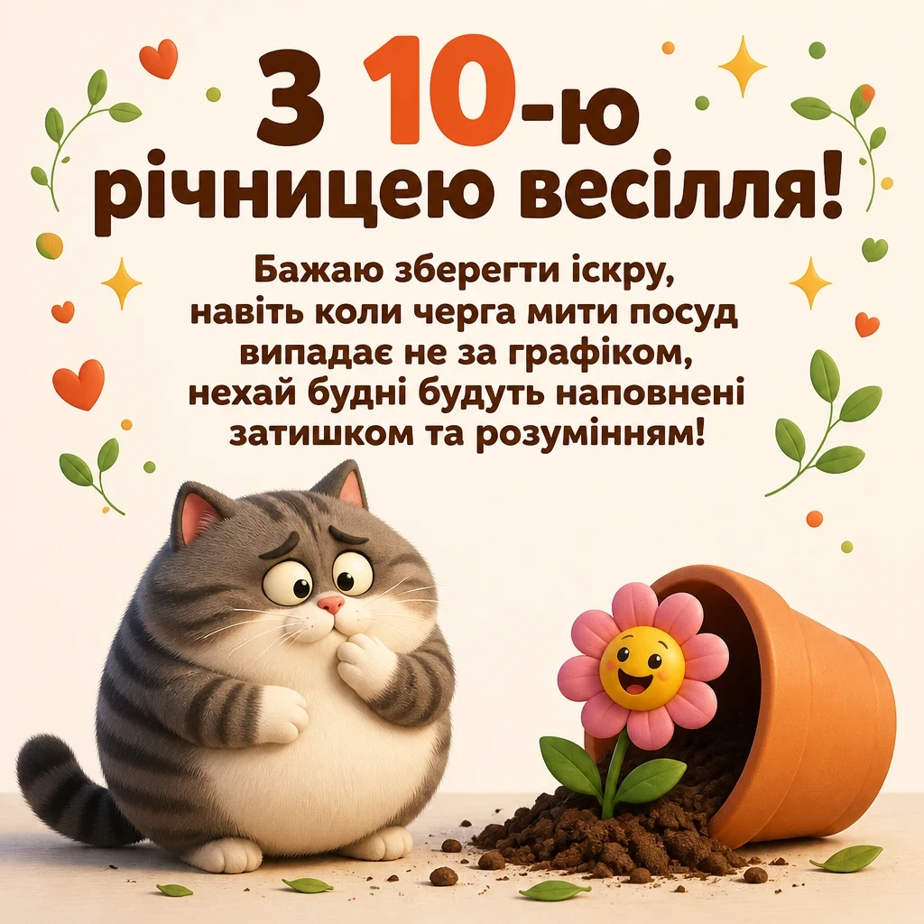 прикольні привітання з річницею весілля 10 років прикольні привітання з річницею весілля 10 років
