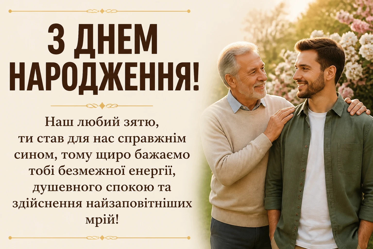 зворушливі привітання з днем народження зятю зворушливі привітання з днем народження зятю