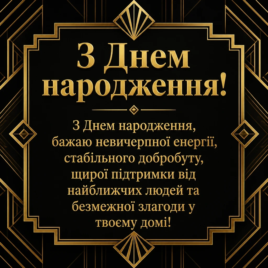 вітальні листівки привітання з днем народження