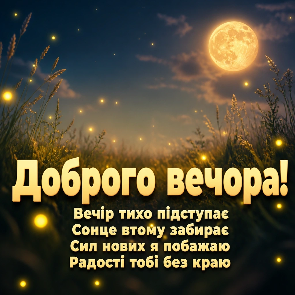 привітання доброго вечора привітання доброго вечора