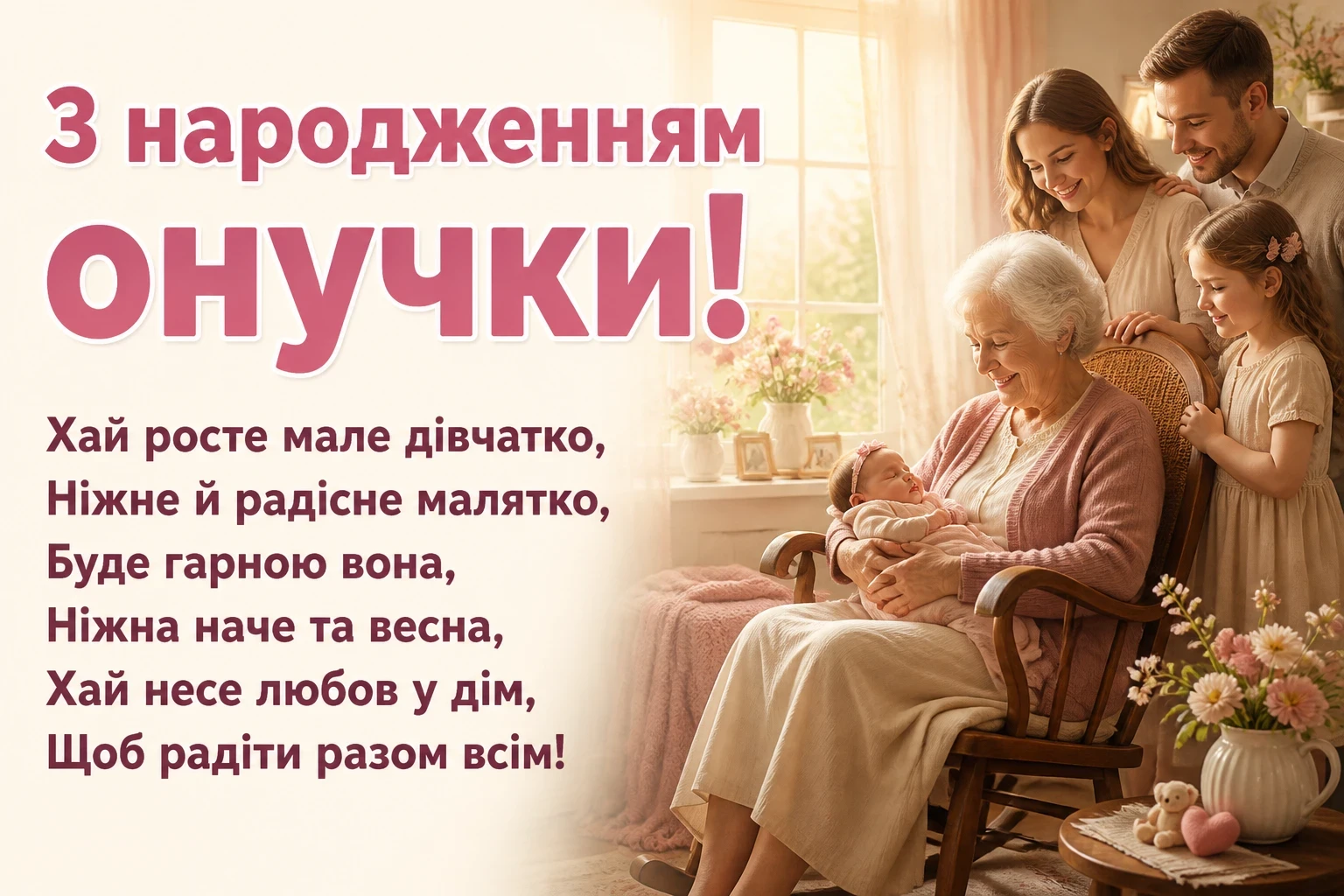 привітання бабусі з народженням онучки привітання бабусі з народженням онучки