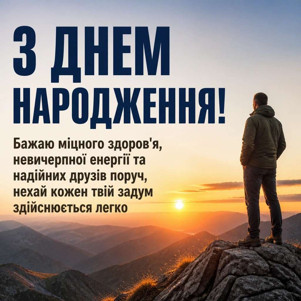 привітання з днем народження для хлопців