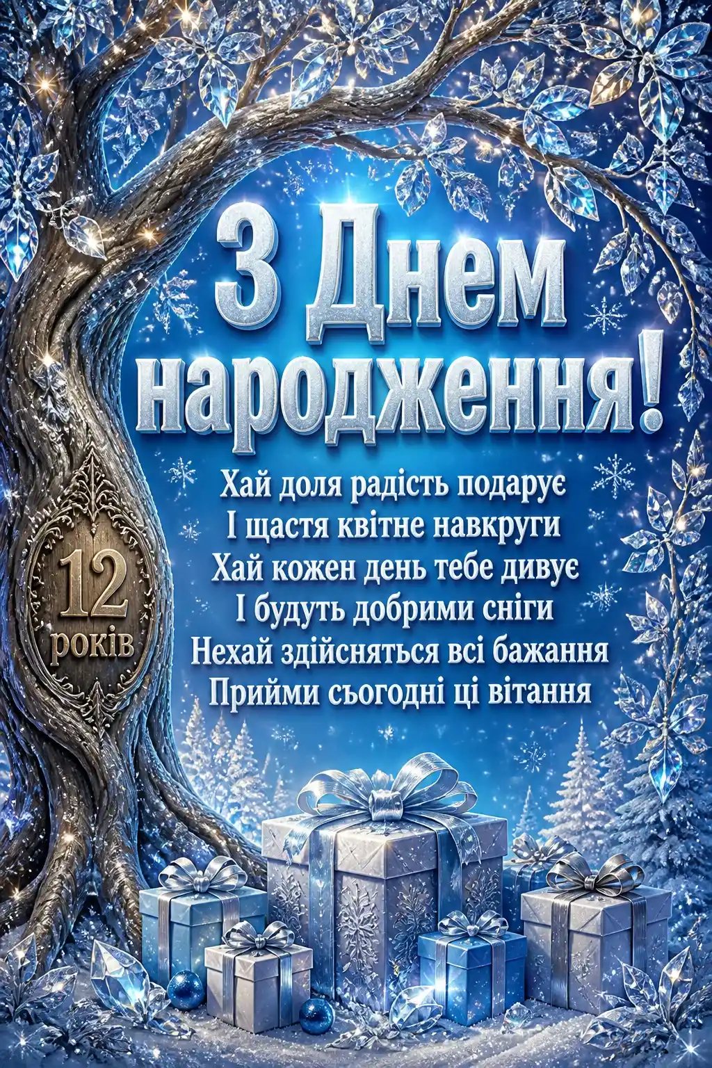 привітання з днем народження дівчинці 12 років своїми словами