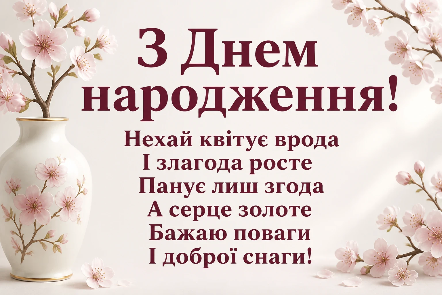 привітання з днем народження для свекрухи
