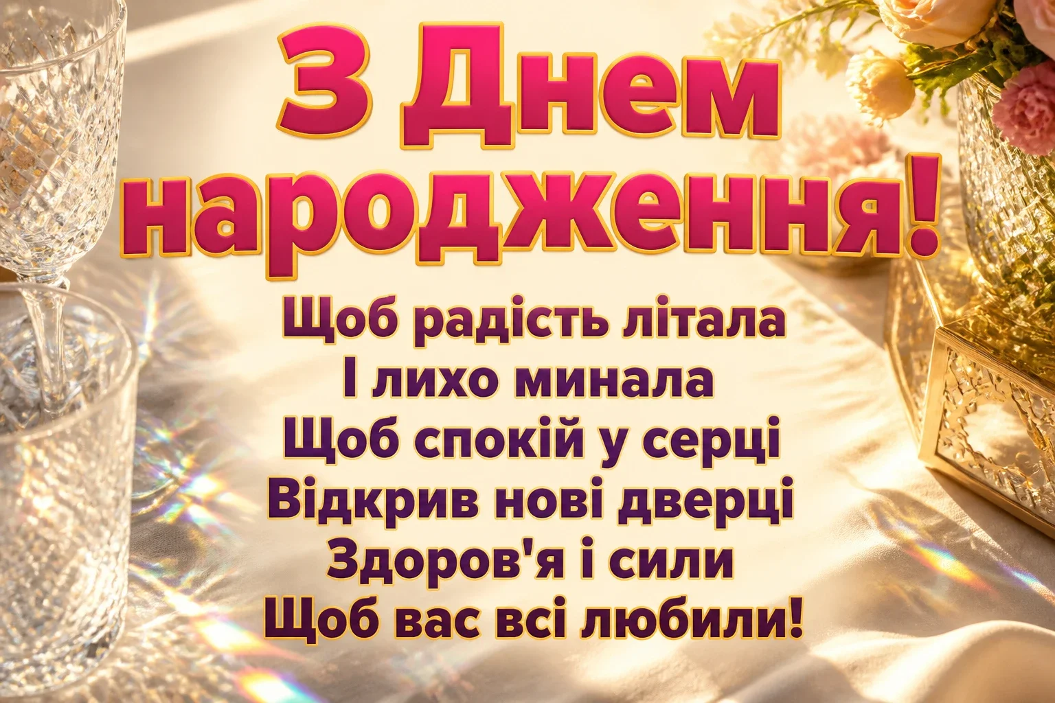 привітання з днем народження для свекрухи