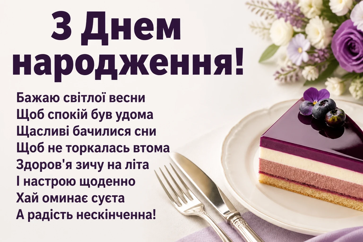 привітання з днем народження для свекрухи