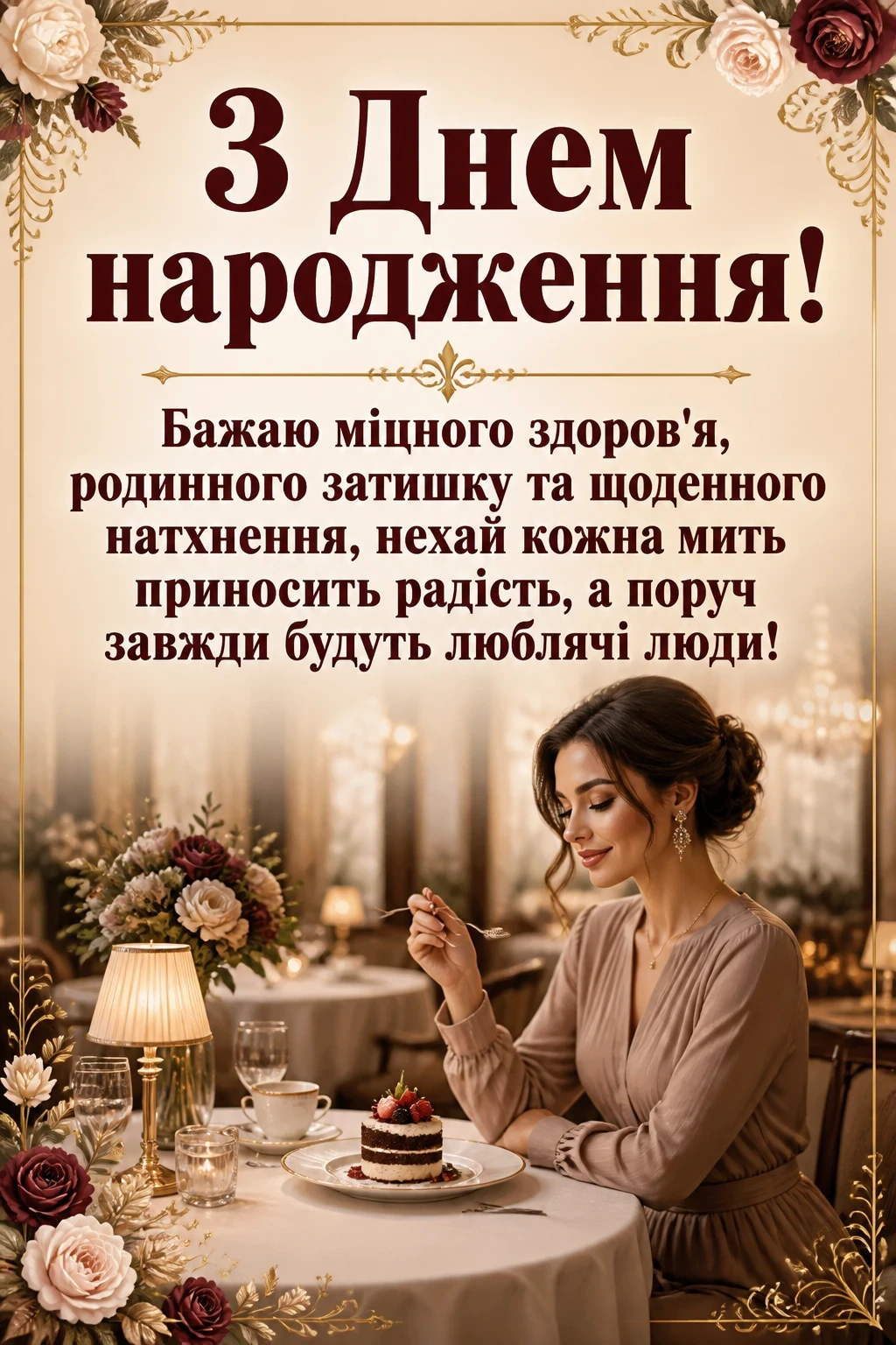 привітання з днем народження для свекрухи