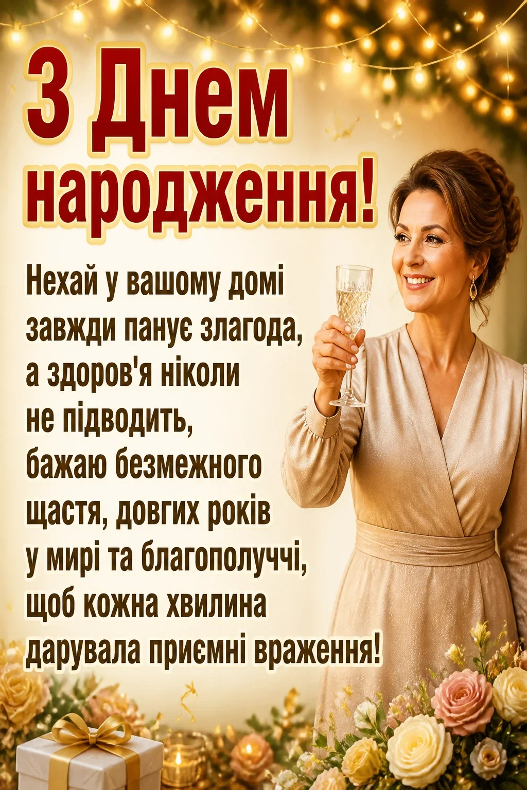 привітання з днем народження для свекрухи