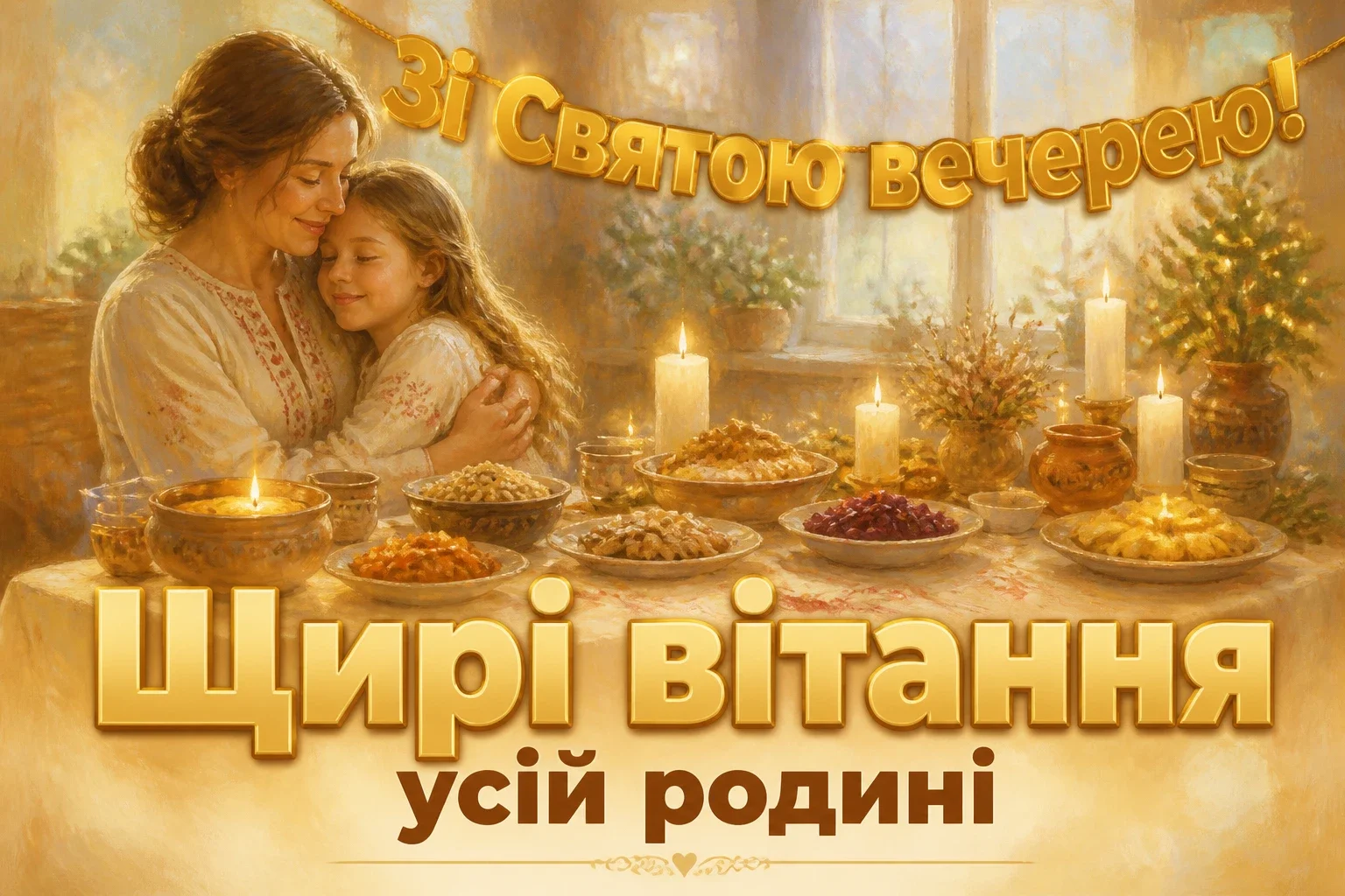 свята вечеря привітання свята вечеря привітання