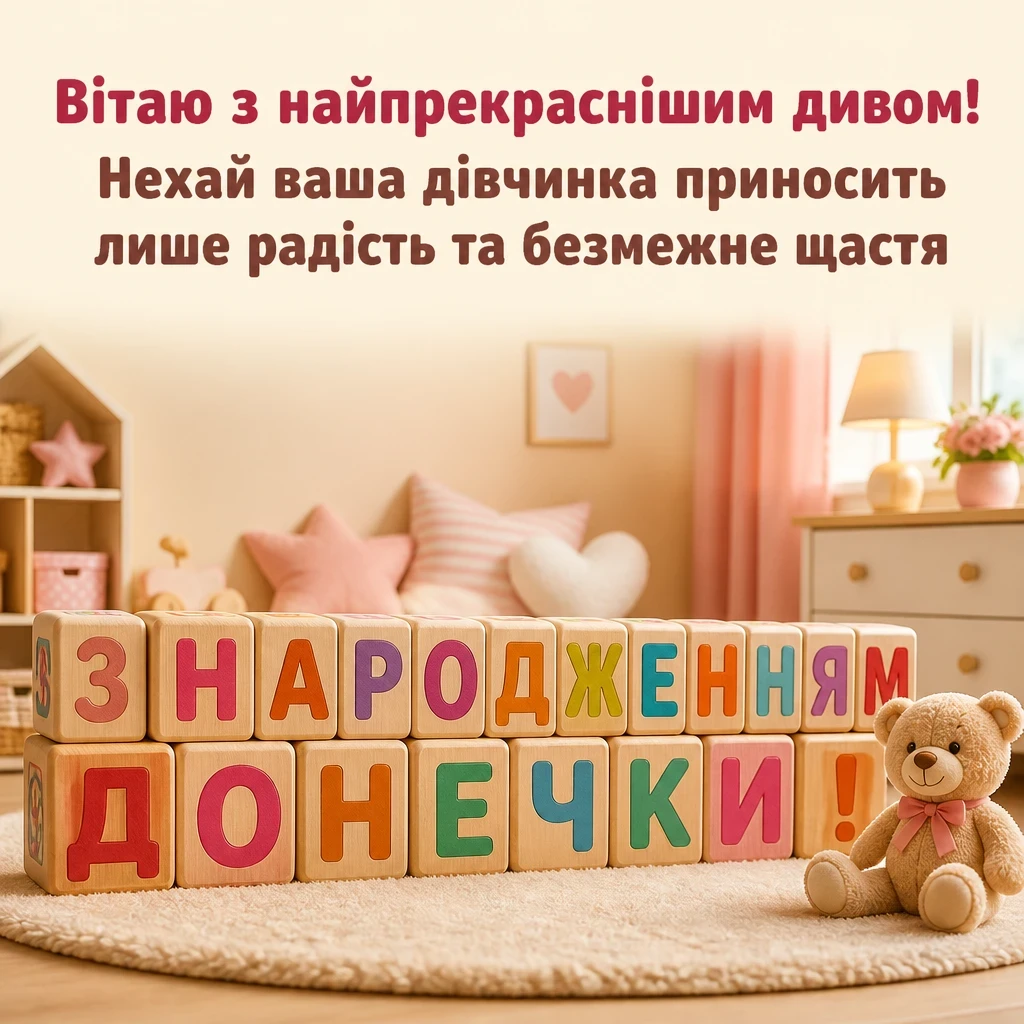 привітання з новонародженою донечкою привітання з новонародженою донечкою
